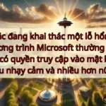 Các tin tặc đang khai thác một lỗ hổng trong một