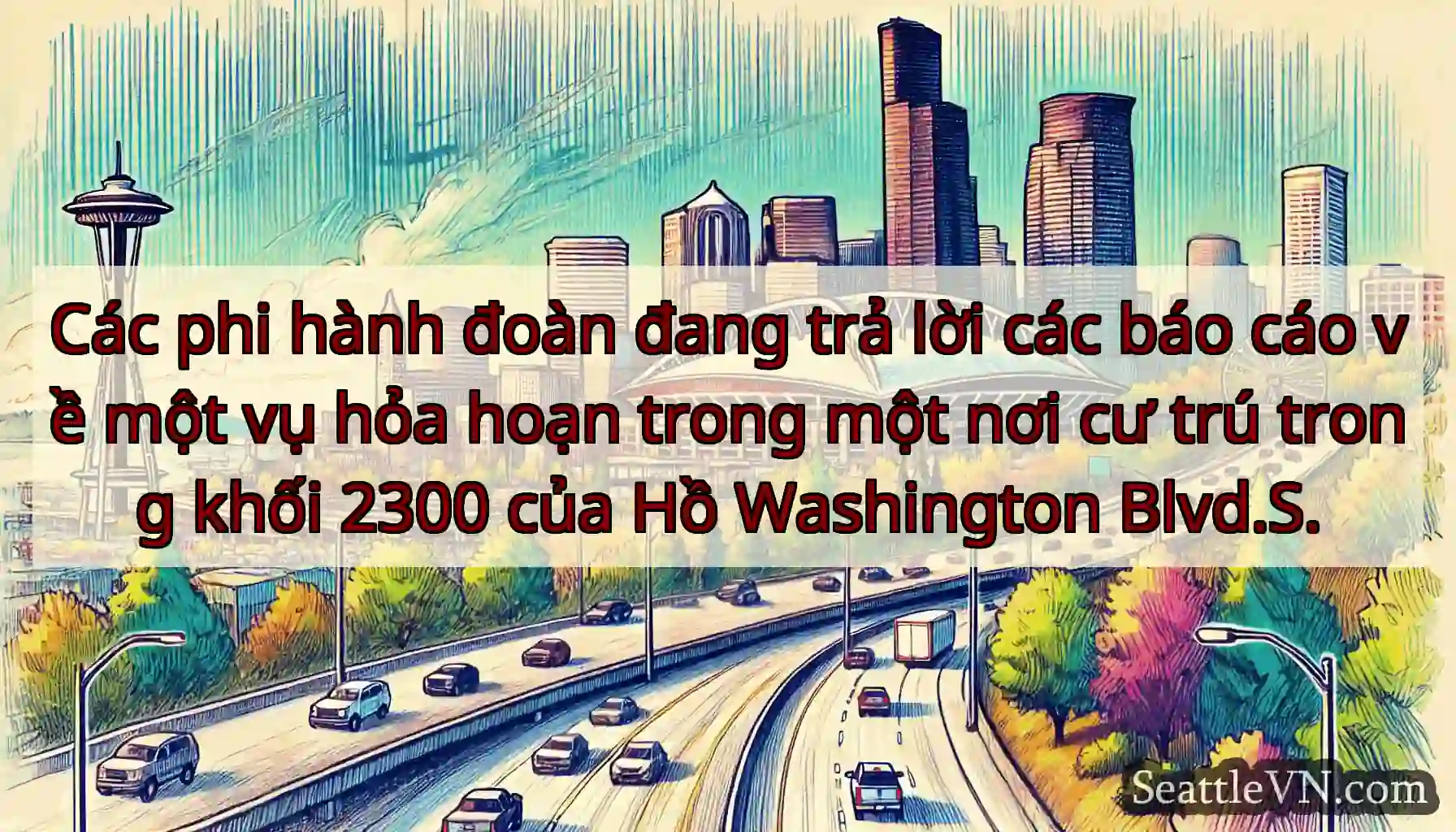 Các phi hành đoàn đang trả lời các báo cáo về một