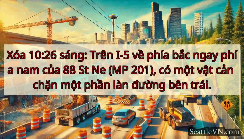 Xóa 10:26 sáng: Trên I-5 về phía bắc ngay phía