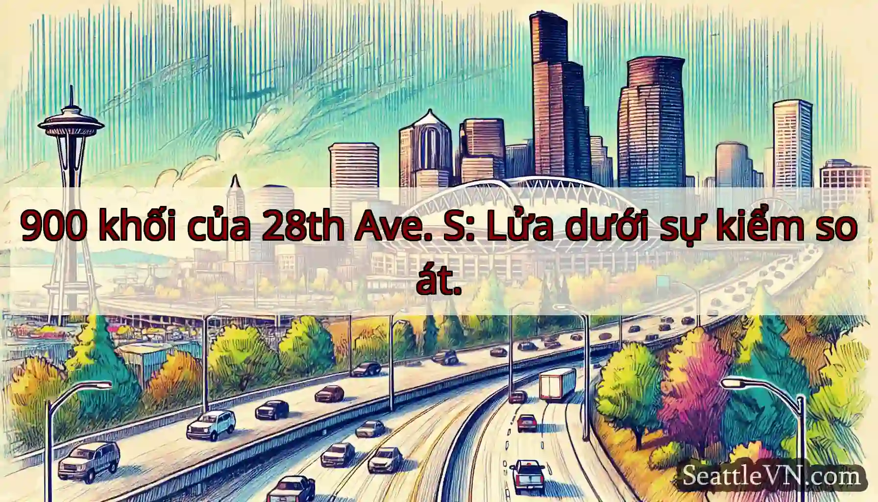 900 khối của 28th Ave. S: Lửa dưới sự kiểm soát.