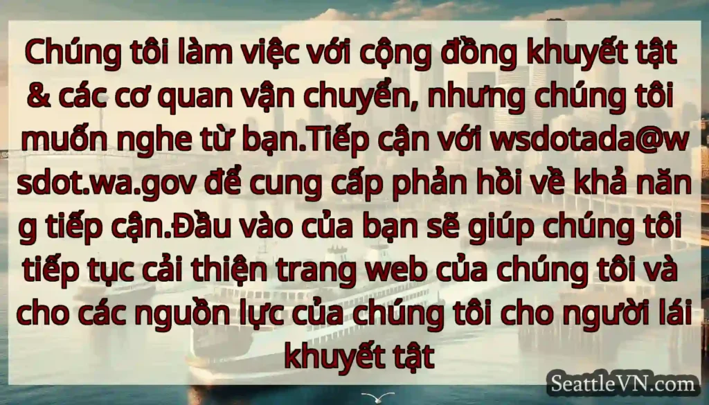 Chúng tôi làm việc với cộng đồng khuyết tật & các