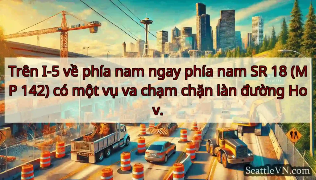 Trên I-5 về phía nam ngay phía nam SR 18 (MP 142)