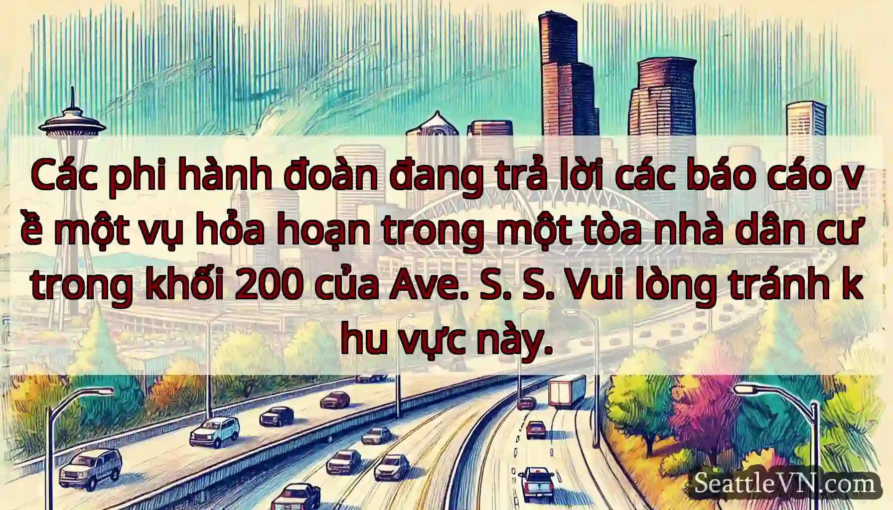 Các phi hành đoàn đang trả lời các báo cáo về một