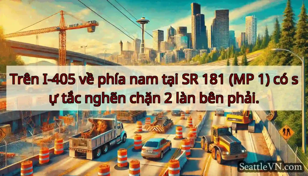 Trên I-405 về phía nam tại SR 181 (MP 1) có sự