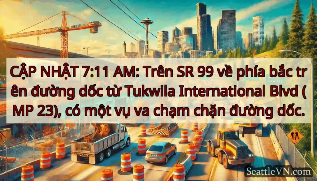 CẬP NHẬT 7:11 AM: Trên SR 99 về phía bắc trên