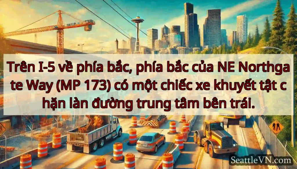 Trên I-5 về phía bắc, phía bắc của NE Northgate