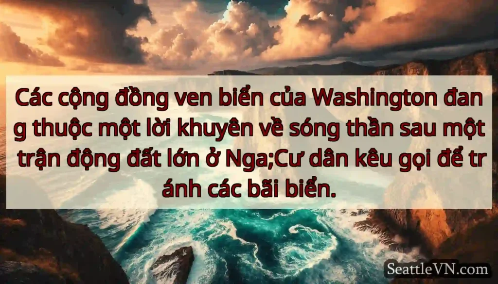 Các cộng đồng ven biển của Washington đang thuộc