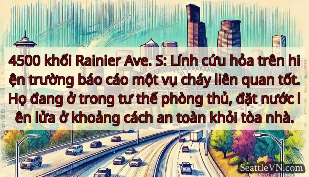 4500 khối Rainier Ave. S: Lính cứu hỏa trên hiện
