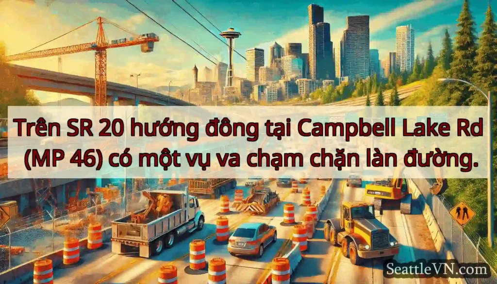 Trên SR 20 hướng đông tại Campbell Lake Rd (MP