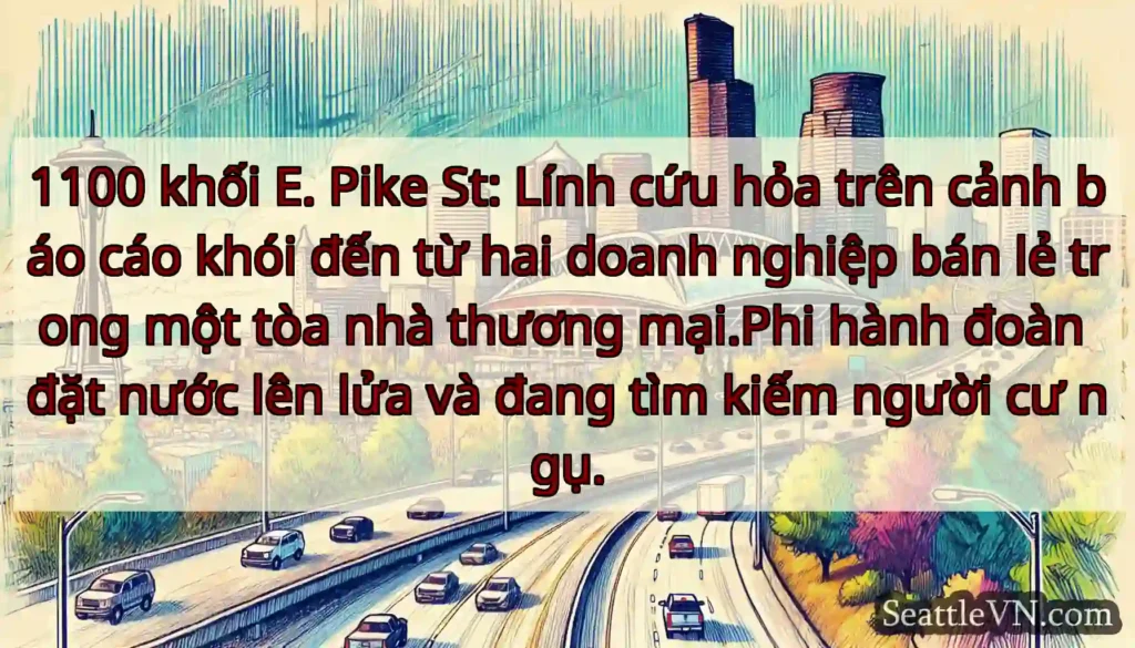 1100 khối E. Pike St: Lính cứu hỏa trên cảnh báo