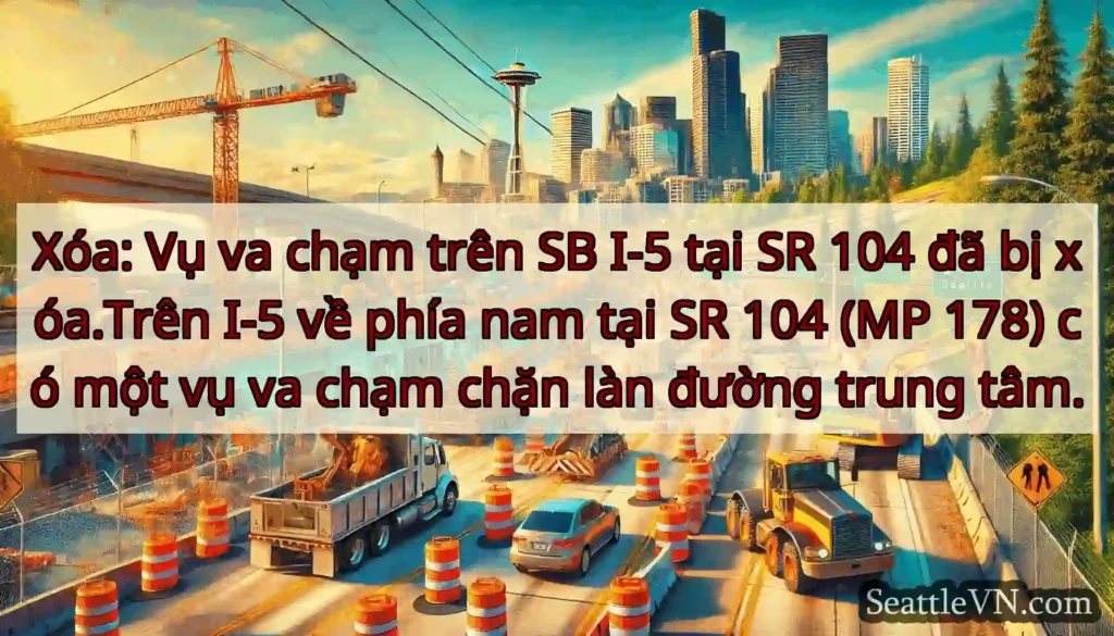 Xóa: Vụ va chạm trên SB I-5 tại SR 104 đã bị