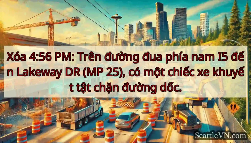Xóa 4:56 PM: Trên đường đua phía nam I5 đến