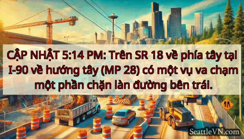 CẬP NHẬT 5:14 PM: Trên SR 18 về phía tây tại I-90