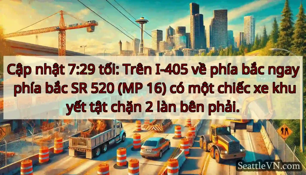 Cập nhật 7:29 tối: Trên I-405 về phía bắc ngay