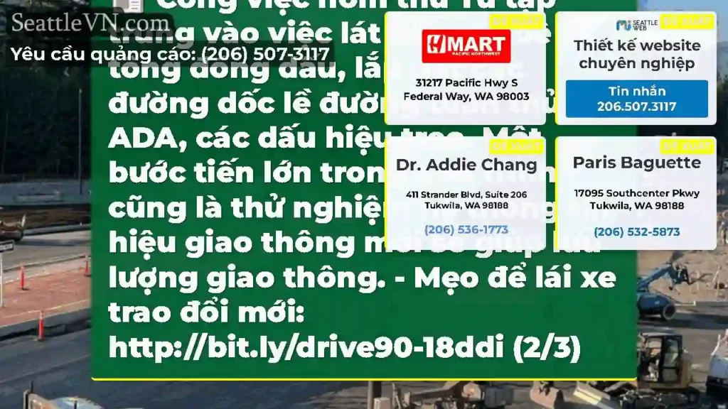 Công việc hôm thứ Tư tập trung vào việc lát nền,
