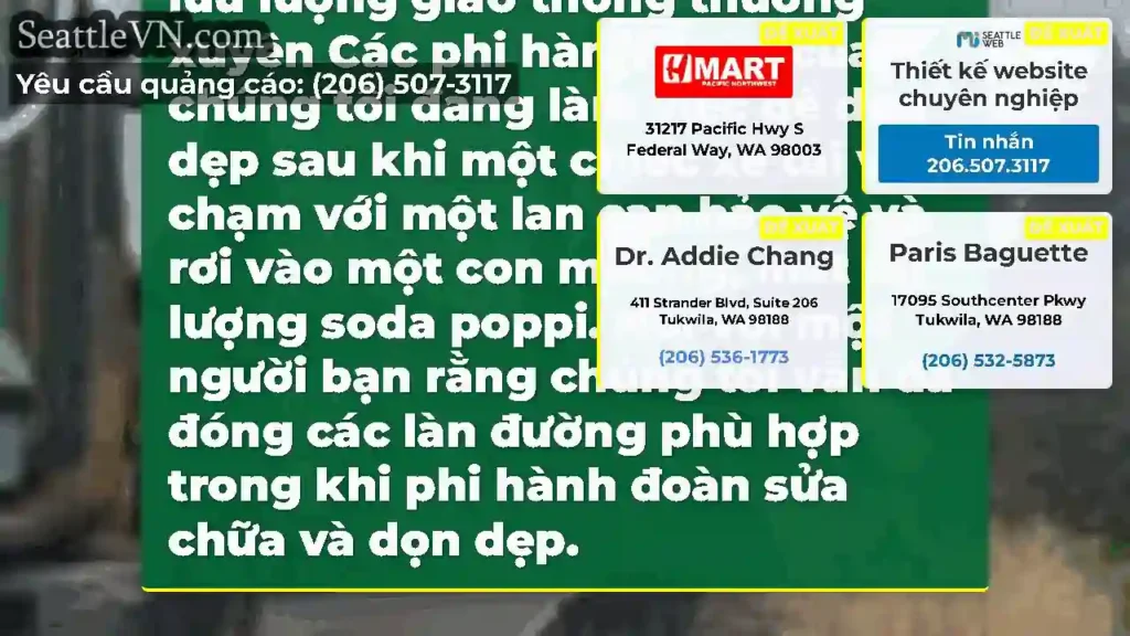 CẬP NHẬT #6: Hai làn đường bên phải của SB I-5
