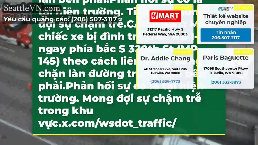 CẬP NHẬT 2: Một chiếc xe bị đình trệ trên NB I-5