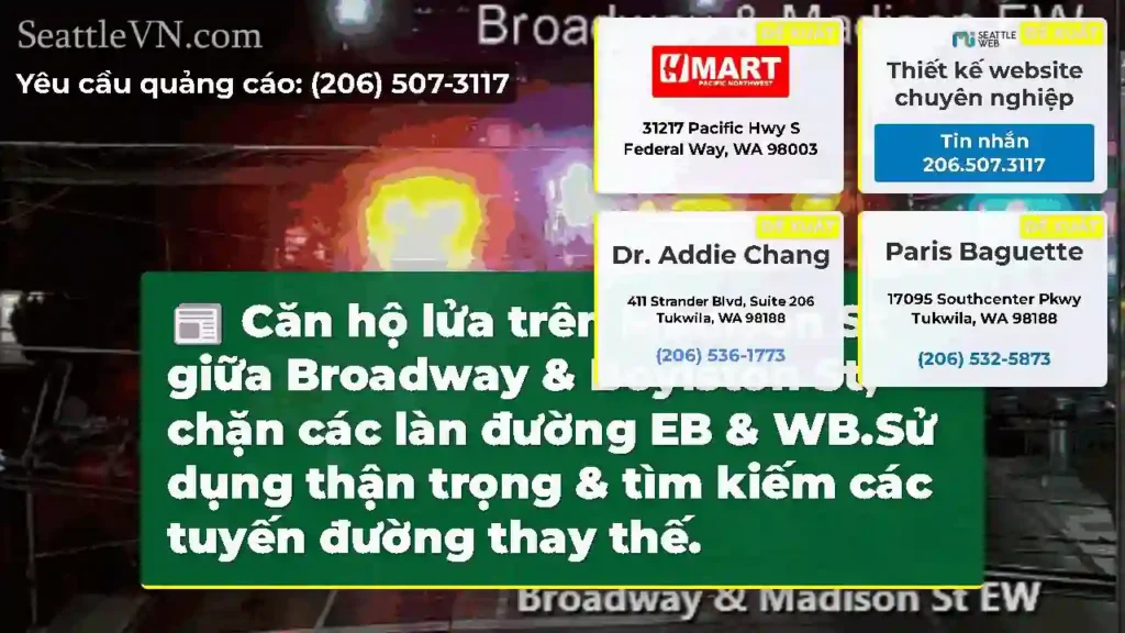 Căn hộ lửa trên Madison St giữa Broadway &