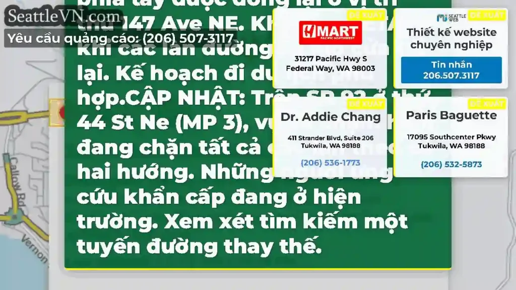 CẬP NHẬT 2: Tất cả các làn đường vẫn bị chặn trên