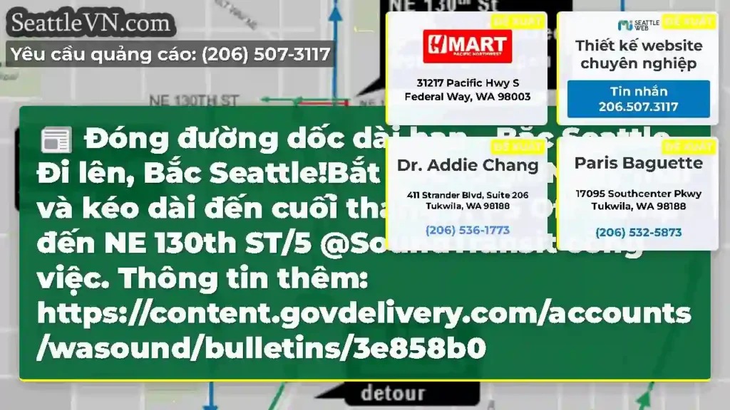 Đóng đường dốc dài hạn - Bắc Seattle