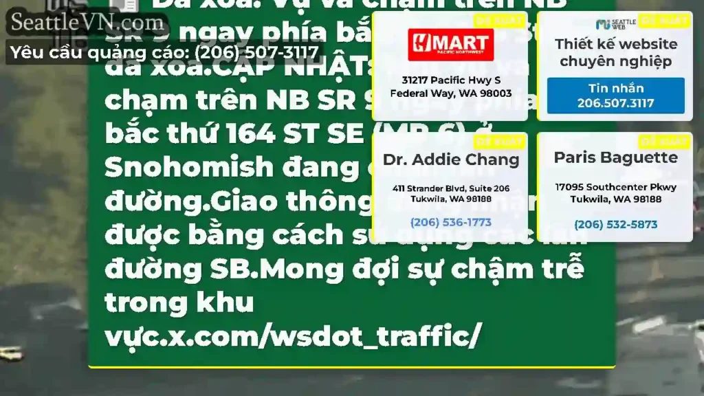 Đã xóa: Vụ va chạm trên NB SR 9 ngay phía bắc thứ