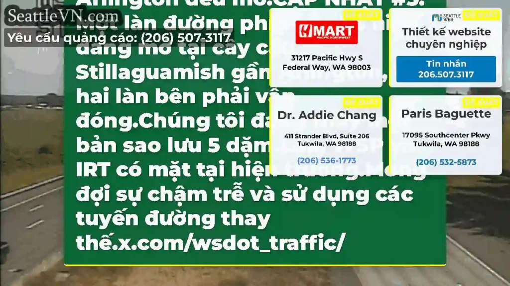 Cập nhật cuối cùng: Tất cả các làn đường phía bắc