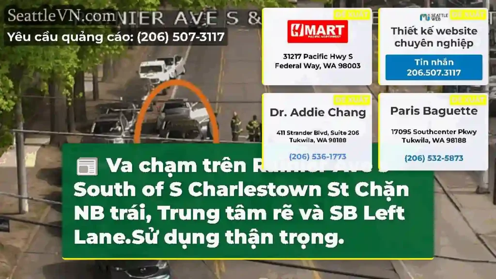 Va chạm trên Rainier Ave s South of S Charlestown