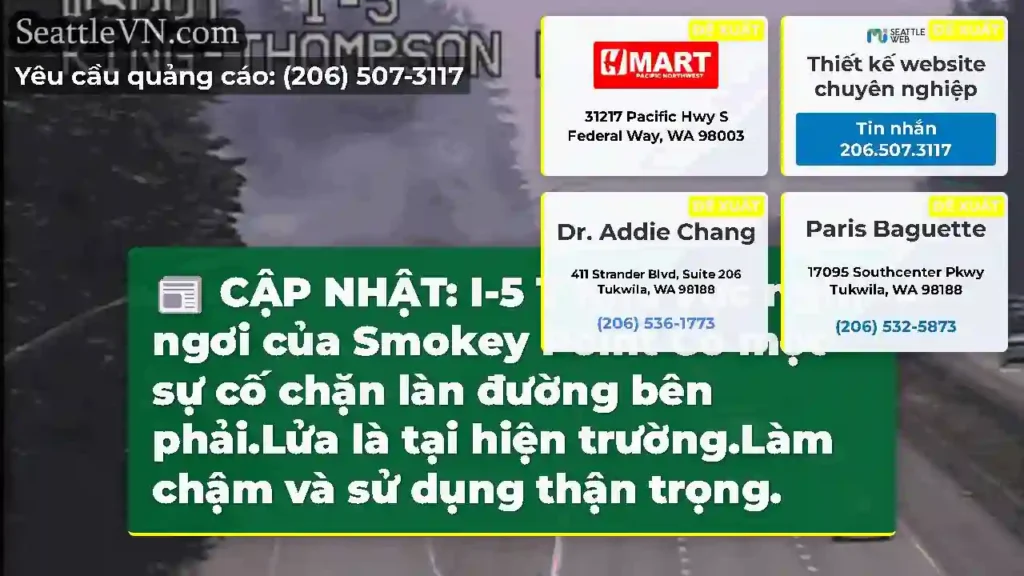 CẬP NHẬT: I-5 T Khu vực nghỉ ngơi của Smokey