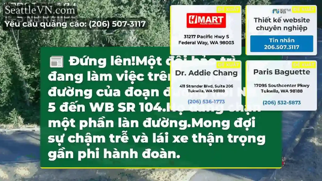 Đứng lên!Một đội bảo trì đang làm việc trên vỉa