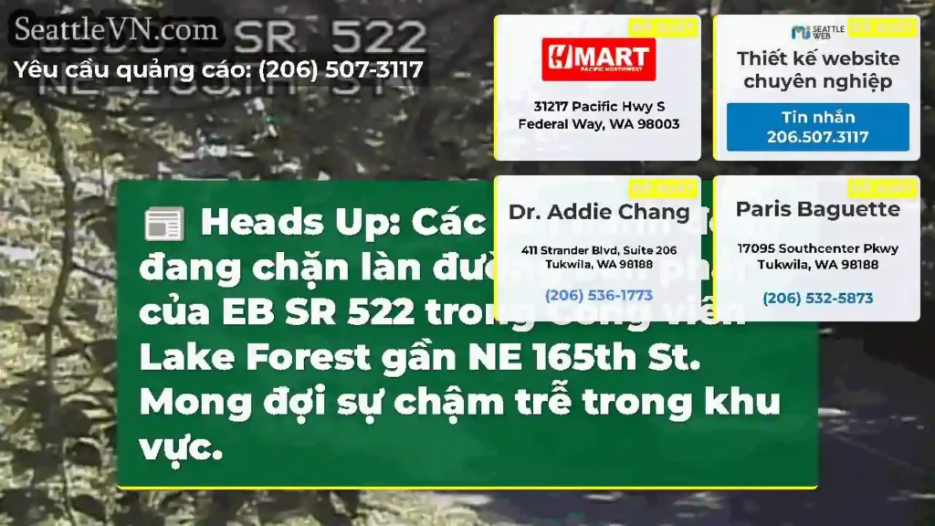 Heads Up: Các phi hành đoàn đang chặn làn đường