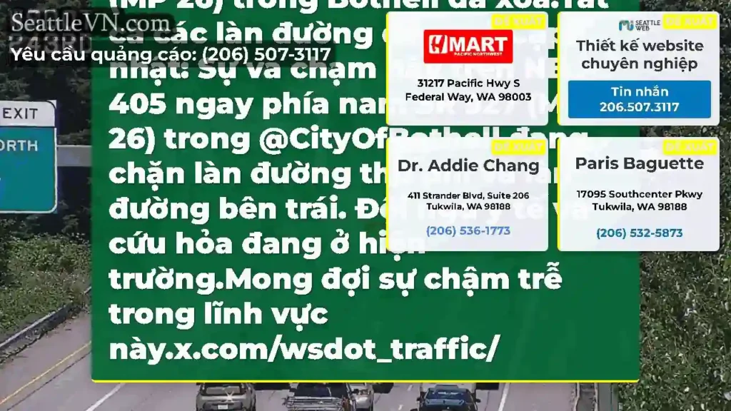 Đã xóa: Sự va chạm này trên NB I-405 ngay phía