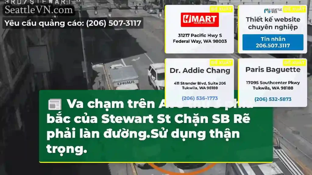 Va chạm trên Ave thứ 3 phía bắc của Stewart St