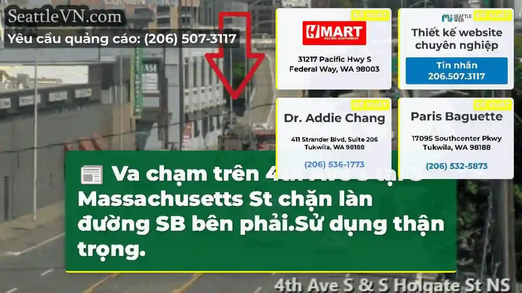 Va chạm trên 4th Ave s tại S Massachusetts St