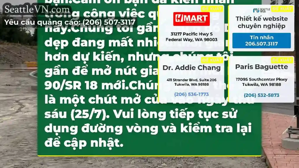 Chúng tôi đang mở