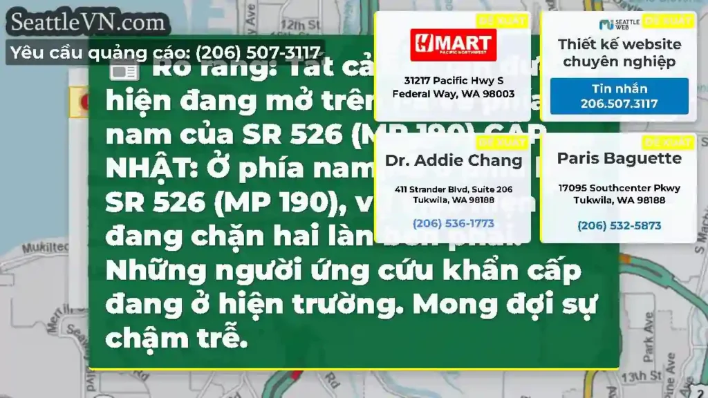 Rõ ràng: Tất cả các làn đường hiện đang mở trên