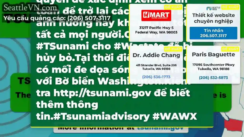 ICYMI: Tất cả các cảnh báo về sóng thần đã kết