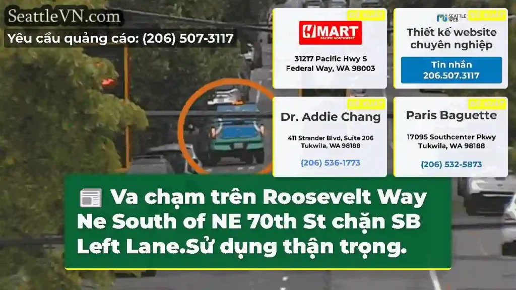 Va chạm trên Roosevelt Way Ne South of NE 70th St