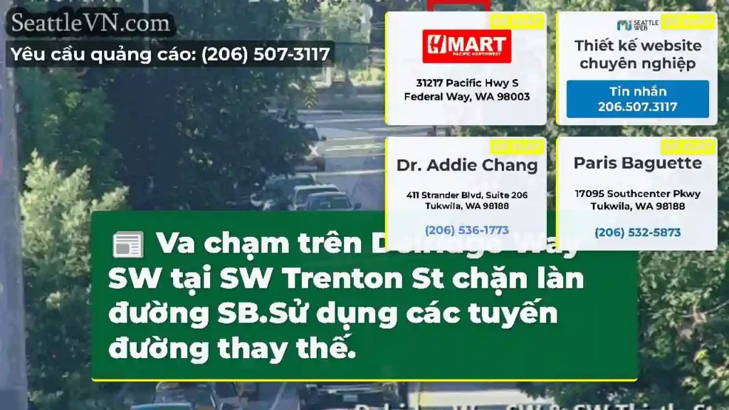 Va chạm trên Delridge Way SW tại SW Trenton St