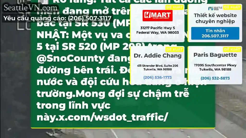 Rõ ràng: Tất cả các làn đường hiện đang mở trên