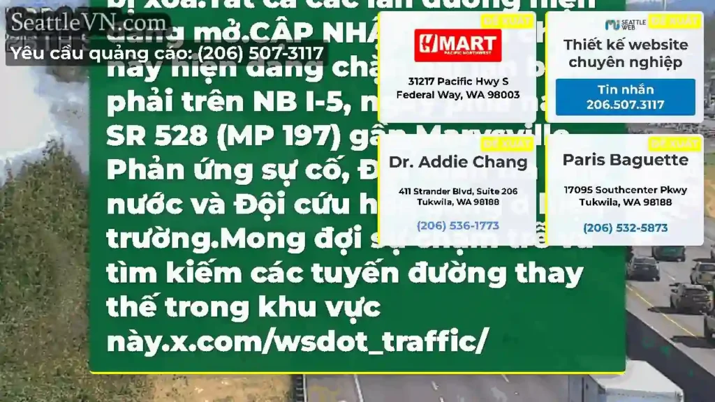 Đã xóa: Sự va chạm này trên NB I-5 ngay phía nam