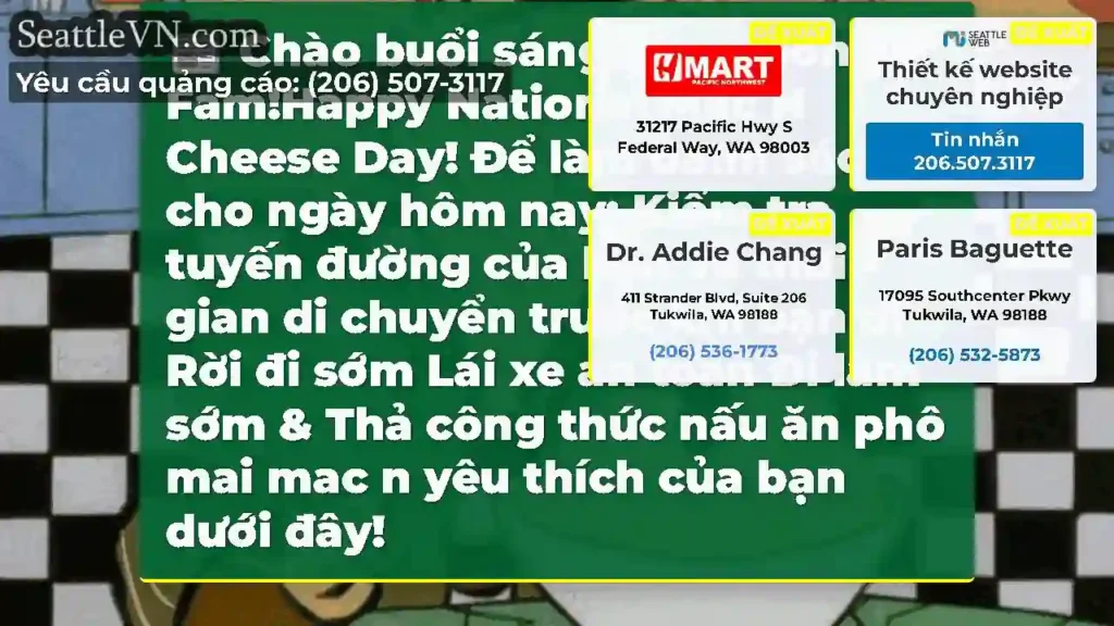 Chào buổi sáng giao thông Fam!Happy National Mac