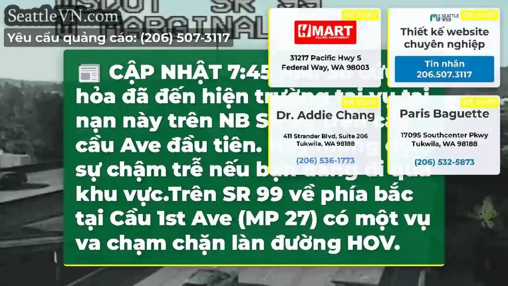 CẬP NHẬT 7:45 AM: Sở cứu hỏa đã đến hiện trường