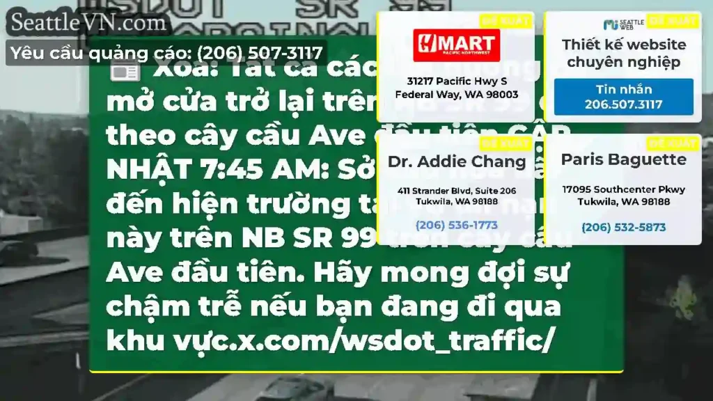 Xóa: Tất cả các làn đường đã mở cửa trở lại trên