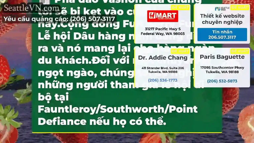 Phà đảo Vashon của chúng tôi sẽ bị kẹt vào cuối
