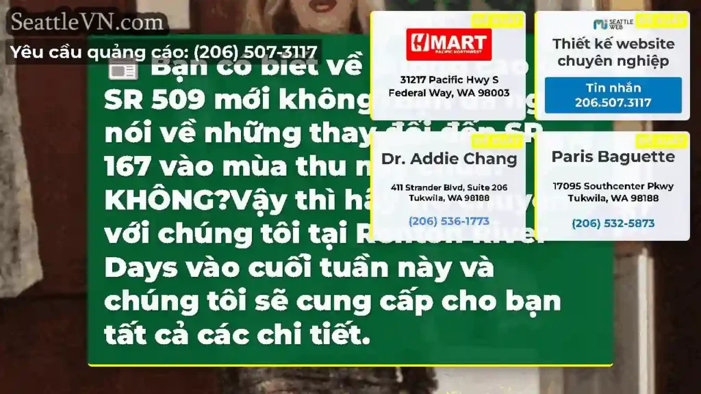 Bạn có biết về đường cao tốc SR 509 mới không?Bạn