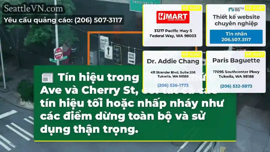 Tín hiệu trong Flash ở thứ 6 Ave và Cherry St,