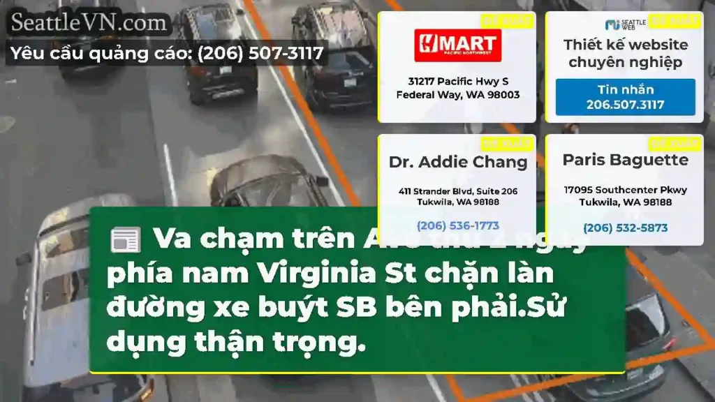 Va chạm trên Ave thứ 2 ngay phía nam Virginia St