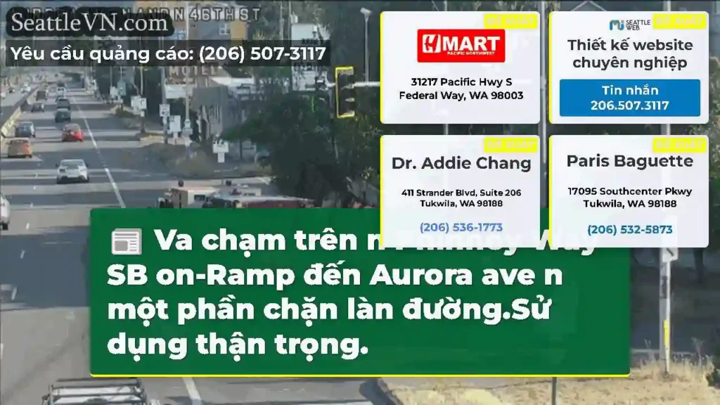 Va chạm trên n Phinney Way SB on-Ramp đến Aurora