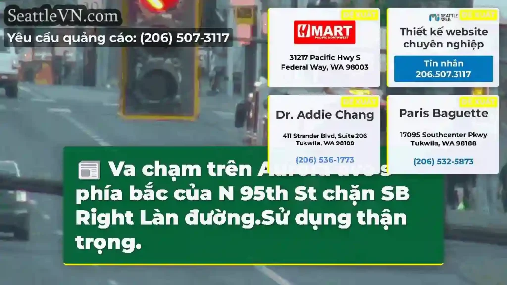 Va chạm trên Aurora ave s phía bắc của N 95th St