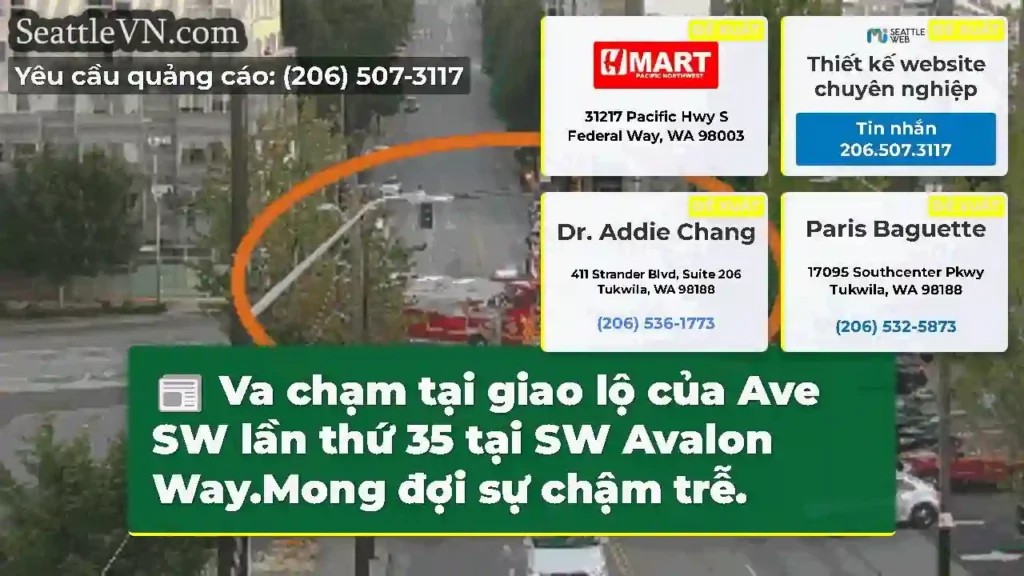 Va chạm tại giao lộ của Ave SW lần thứ 35 tại SW